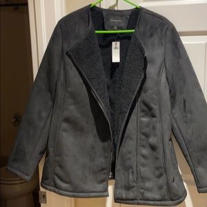Banana Republic Black Jacket suede like material